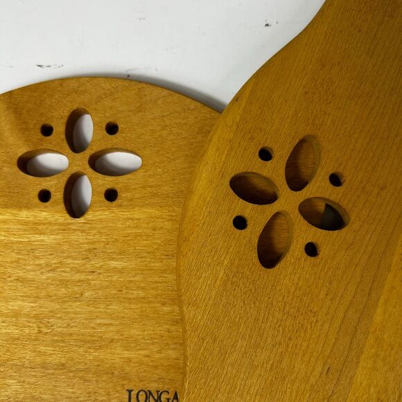 Longaberger Woodcrafts Bread Basket Wooden Dividers Set of 2 - Picture 4 of 6